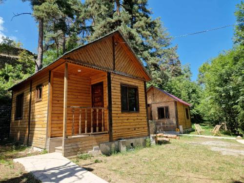 . Cottages in forest