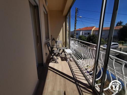 Balcony/terrace, DOUMO in Agde City Center
