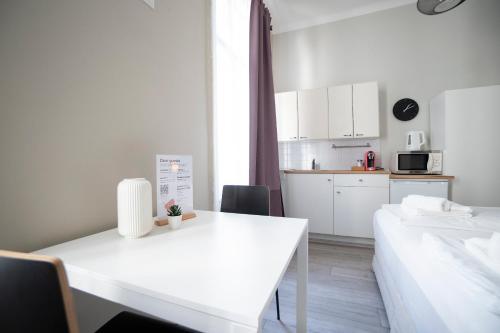Bright ,cozy , central and cute studio in Vienna, Vídeň (fotografie 6)