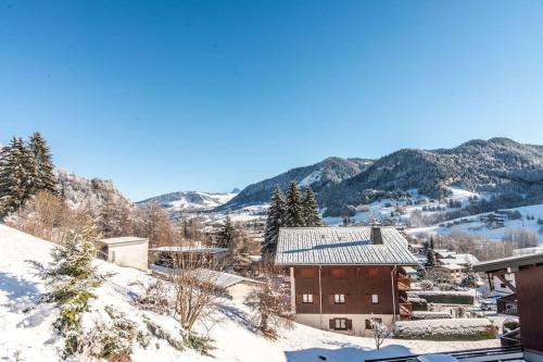 Chaleureux appartement T3 vue pistes avec garage