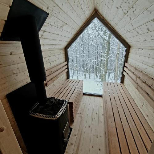 Apkārtne, Schody do wody Domek z linią brzegową Kaszuby sauna goraca balia (Schody do wody Domek z linia brzegowa Kaszuby sauna goraca balia) in Przywidz