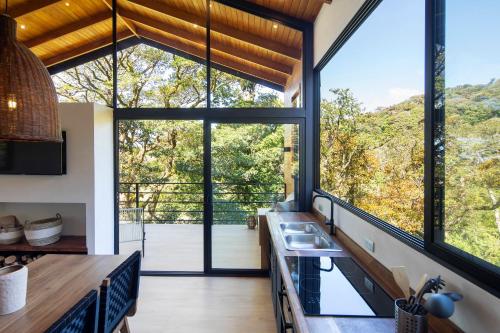 кухня, Casas Jaguar in Монтеверде