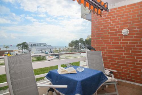 Balcony/terrace, Haus Belvedere App 56 WLAN inkl in Gromitz