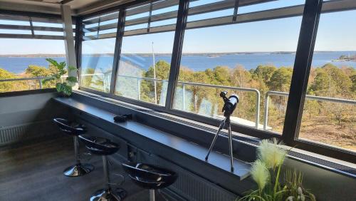 A szálláshely kívülről, Vanha-Merivartioasema in Kotka