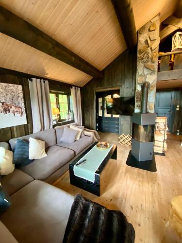 Three bedroom holiday house with jacuzzi in Bjorli , pets allowed in 比約利