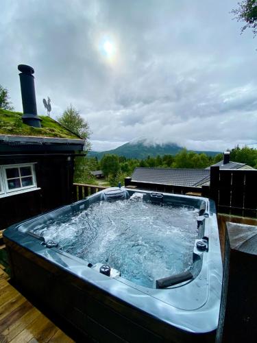 Three bedroom holiday house with jacuzzi in Bjorli , pets allowed in 比約利