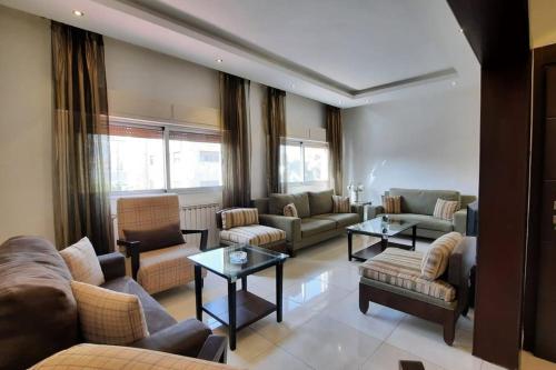 Two bedroom furnished apartment in Amman near Boulevard Abdali.