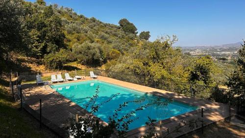 Casale con piscina vista Assisi