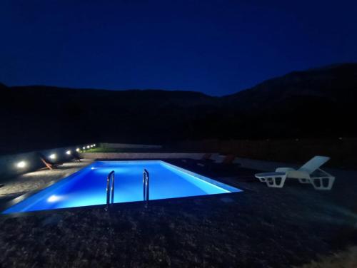 Halal-friendly luxury villa with a private pool and a beautiful garden