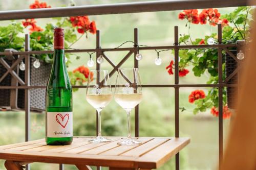 Balkons/terase, Weingut Eduard Kroth in Briedel