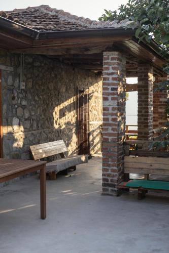 The house in the village The house in the village