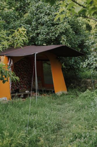 The house in the village The house in the village