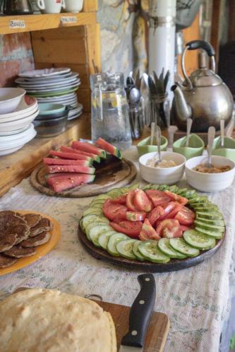 The house in the village The house in the village