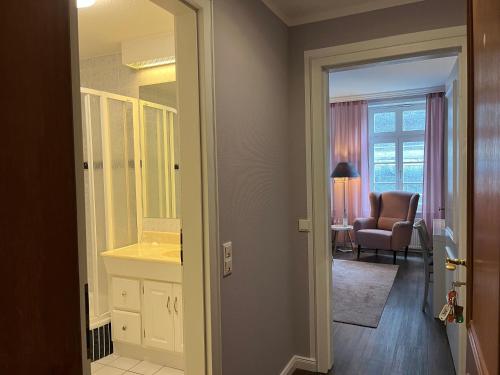 ห้องน้ำ, Rein Klassik Hotel in บาด พีร์มอนต์