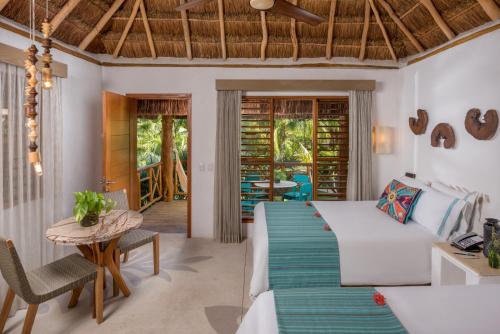 Garden View Palapa King Bed room in Mahekal Beach Front Resort and Spa