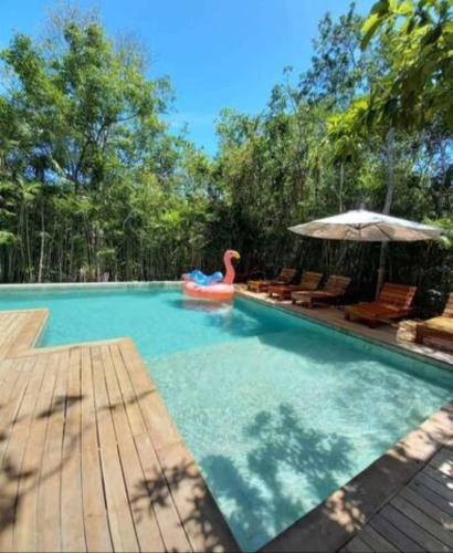 Stunning Jungle House in Tulum TH15 Gym BBQ Private pool in Tulum, Mexico