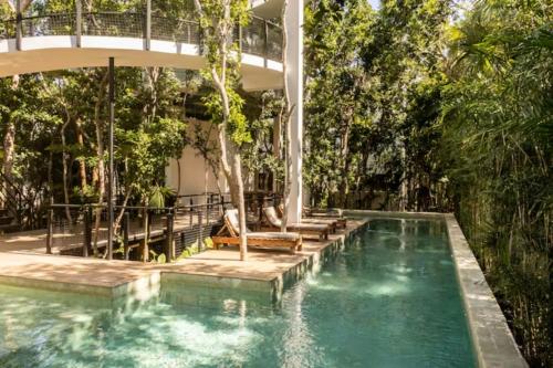 Stunning Jungle House in Tulum Gym BBQ Private pool