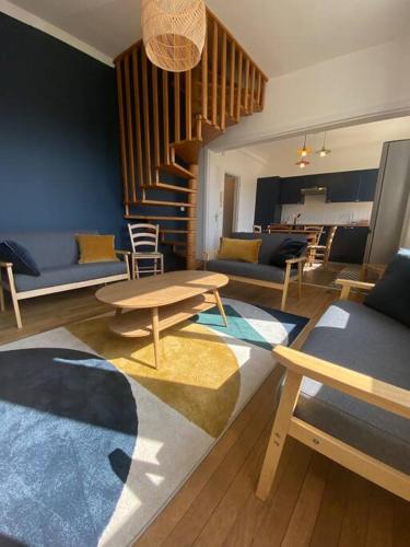 joli duplex centre ville 5 min à pied de la gare sncf - La Donnette