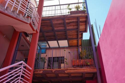 Balcony/terrace, Hostal Chocolate "Calenda" in Oaxaca