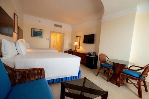 Twin room, city view