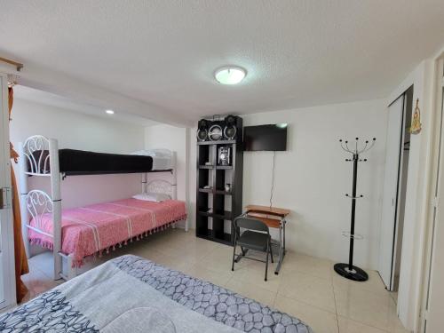 4 cuarto IDEAL para descansar in Tlaxcalancingo, Mexico