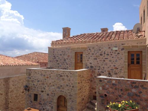 A szálláshely kívülről, Likinia Hotel in Monemvasia