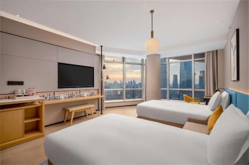 2 twin beds