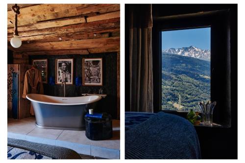 Bagno, Chalet mountain and dog friendly hot tub in Les Echines Dessous