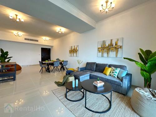 Luxury Stop w/ BoHo Design & Sea View in Marina, Dubaj (fotografie 8)