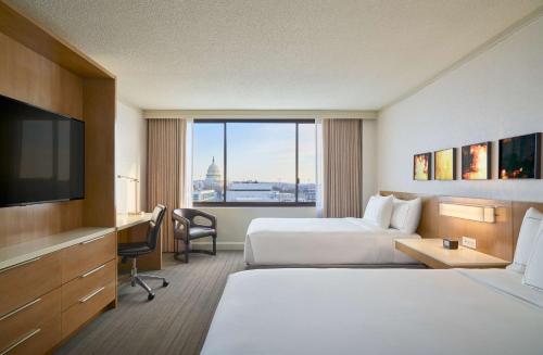 Double Room with Two Double Beds with View