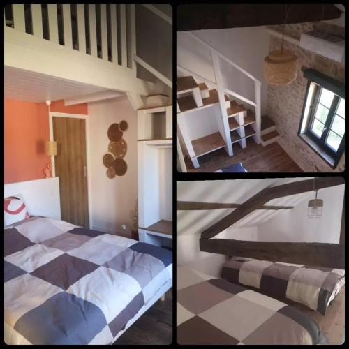 Les trois jolies chambre d'hôte Montaut