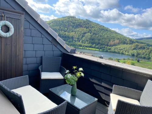 Balcony/terrace, FeWo Hillebachsee in Niedersfeld