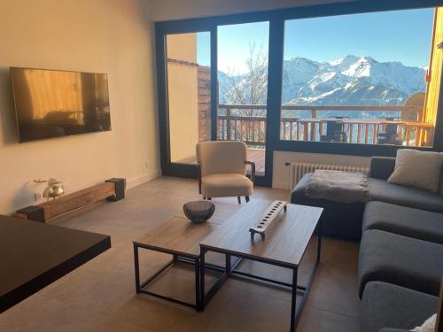 Très bel appart avec vue 8 personnes Alpe d’Huez - Location saisonnière - Huez