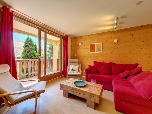 Appartement en duplex, 3 pieces, au pied des pistes, balcon, casier a ski, classe 3 flocons or - FR- in Villarencel