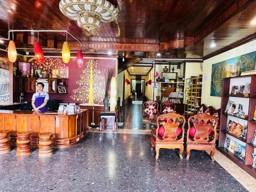 salon détente/TV commun, Visoun Luang Prabang Hotel in Luang Prabang