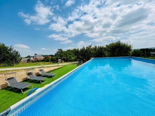 Swimming pool, Berky Kuria - Stylish cottage in the Hills of Tolna for 16people in Tamási