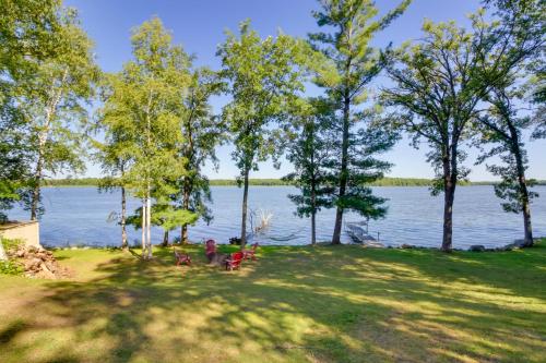 Up North Remer Lake House with Dock and Grill!