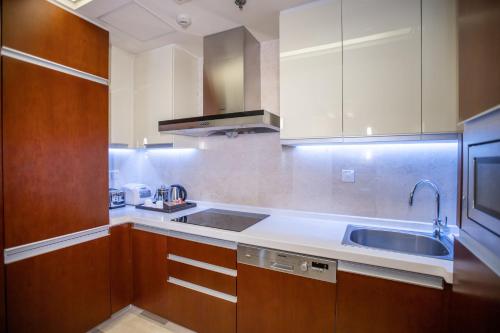 Kitchen, The Imperial Mansion, Beijing Marriott Executive Apartments near National Museum Of China