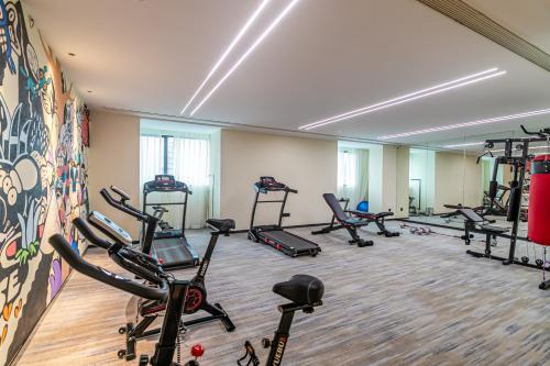 Empathy Hotel (Guangzhou East Railway Station Tianhe Sports Center) - 피트니스 센터