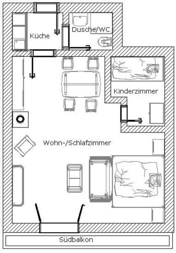 Apartment with Mountain View