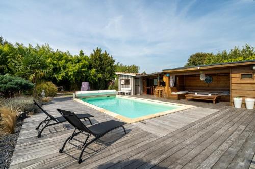 Villa Saint Jean - Maison avec piscine privée - Location saisonnière - Saint-Jean-d'Illac