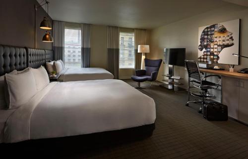 2 double beds
