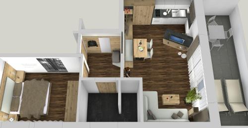 One-Bedroom Apartment with Terrace