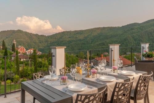 Balkons/terase, Villa Antonietta Toscana Lunigiana piscina privata in Tresana