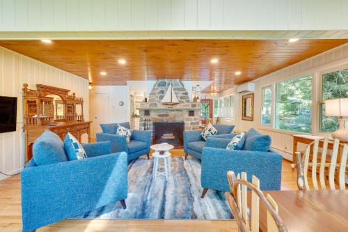 Lakefront Brewster Vacation Rental with Private Dock