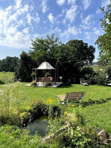 Sonnige Wohnung mit Garten am fränkischen Seenland