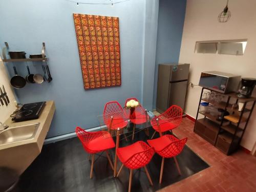 오악사카 Residencial Oaxaca Centro 4성급 게스트하우스 수영장