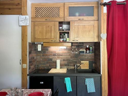 Kitchen, Le Cocon des Cimes 2 a 5 pers. in La Plagne