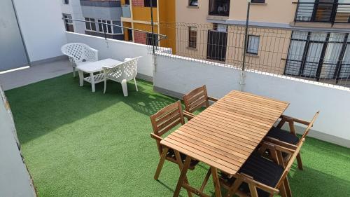 Terraza/balcón, Alcaravaneras Hostel in Gran Canaria