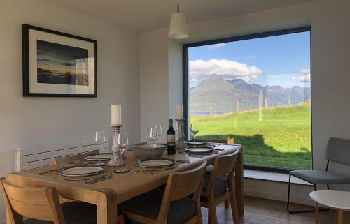 A szálláshely kívülről, Taigh Druim in Elgol